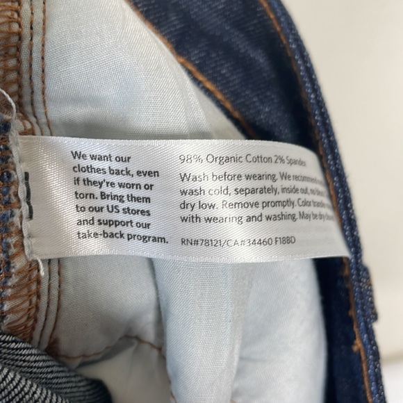 Eileen Fisher‎ Jeans sz 8 Dark Wash - Picture 4 of 4